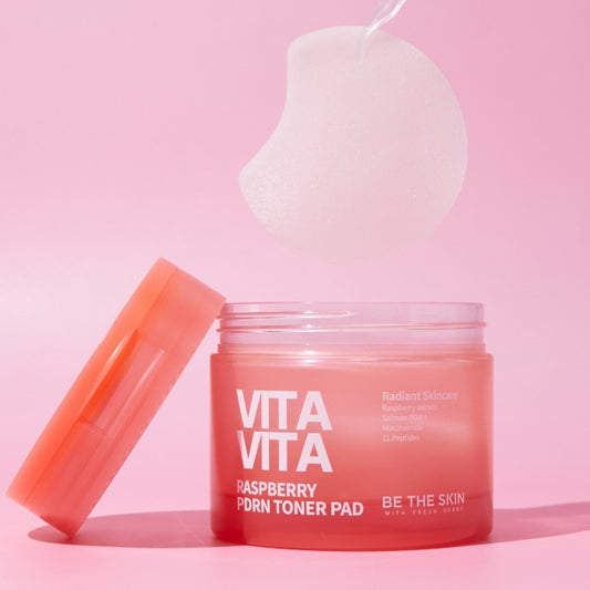 Be The Skin Vitavita Raspberry PDRN Toner Pad 120ml (60 Pads)