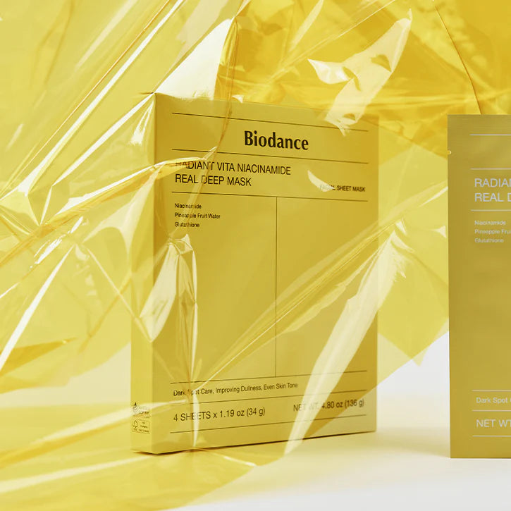 Biodance Radiant Vita Niacinamide Real Deep Mask (4 PIECES)