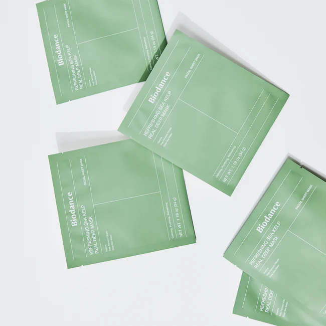 Biodance Refreshing Sea Kelp Real Deep Mask (4 PIECES)