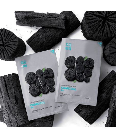 Holika Holika Pure Essence Mask Sheet – Charcoal 23ml (1ea)