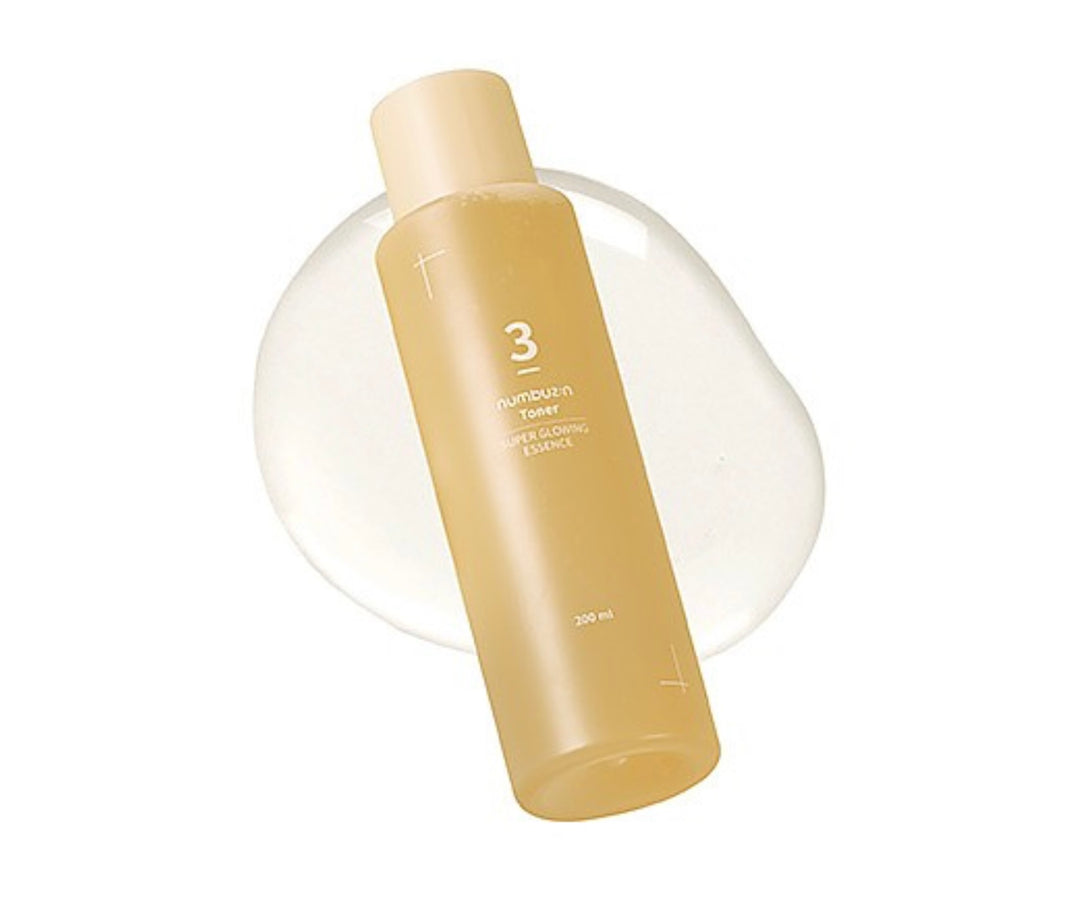 Numbuzin No.3 Super Glowing Essence Toner 200ml