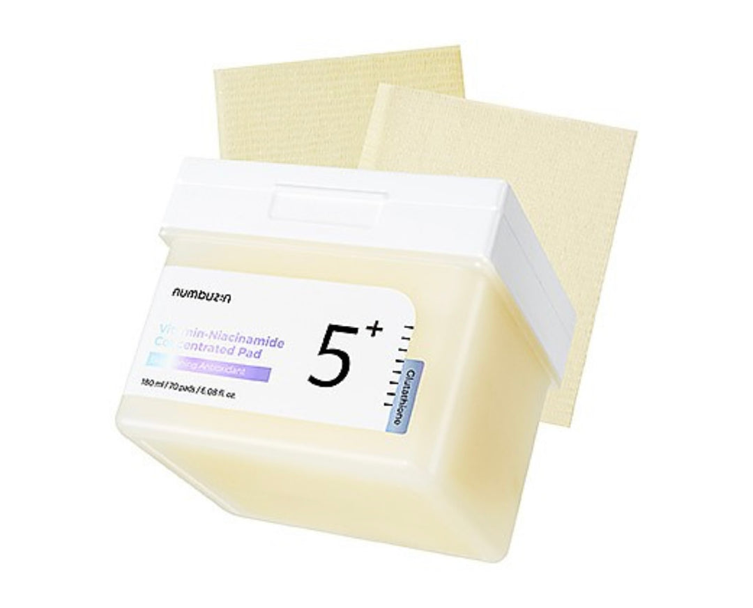 Numbuzin No.5 Vitamin-Niacinamide Concentrated Pad (70Pads)