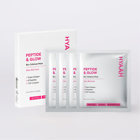 HYAAH Peptide & Glow Biocellulose Mask 4ea
