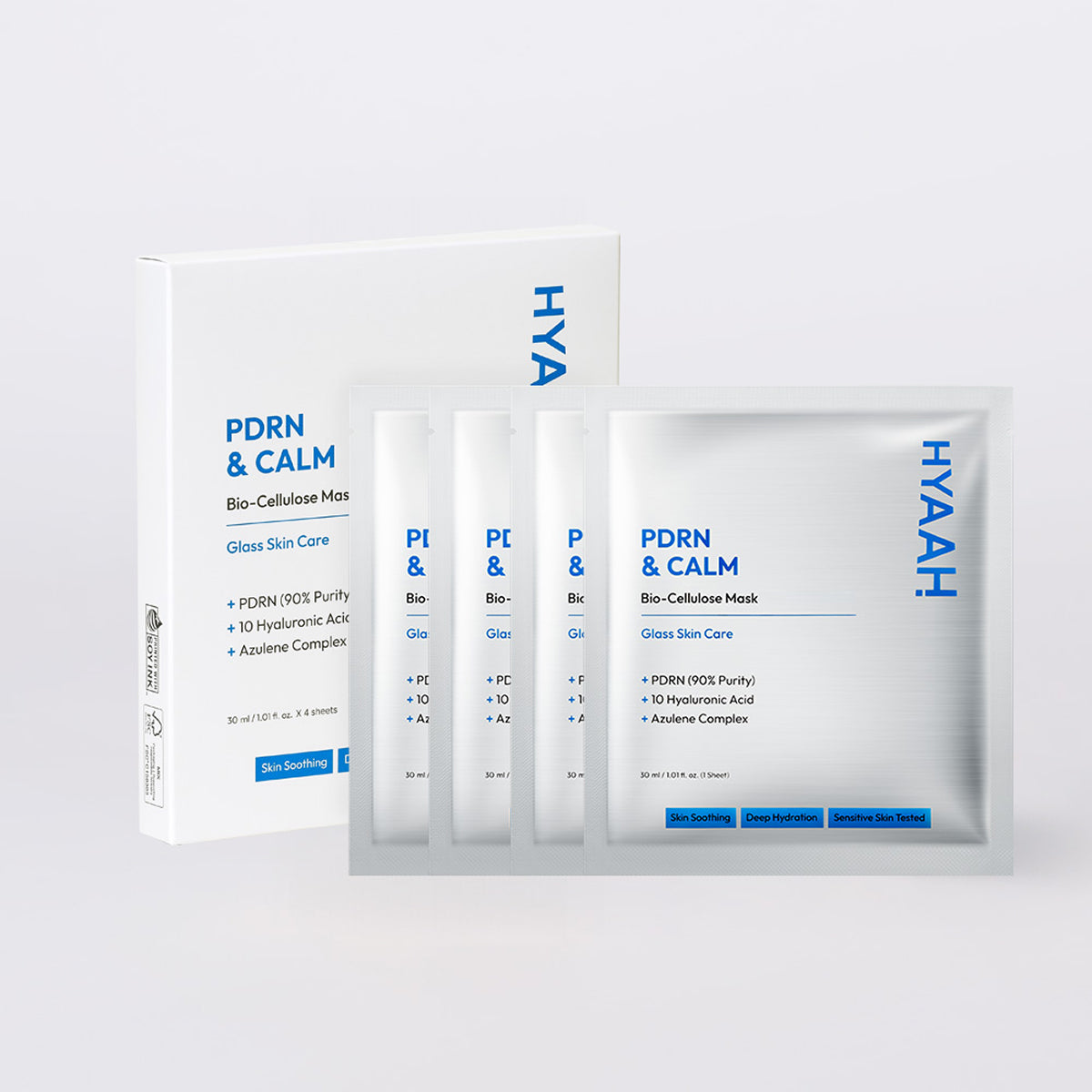 HYAAH PDRN Calm Biocellulose Mask 4ea