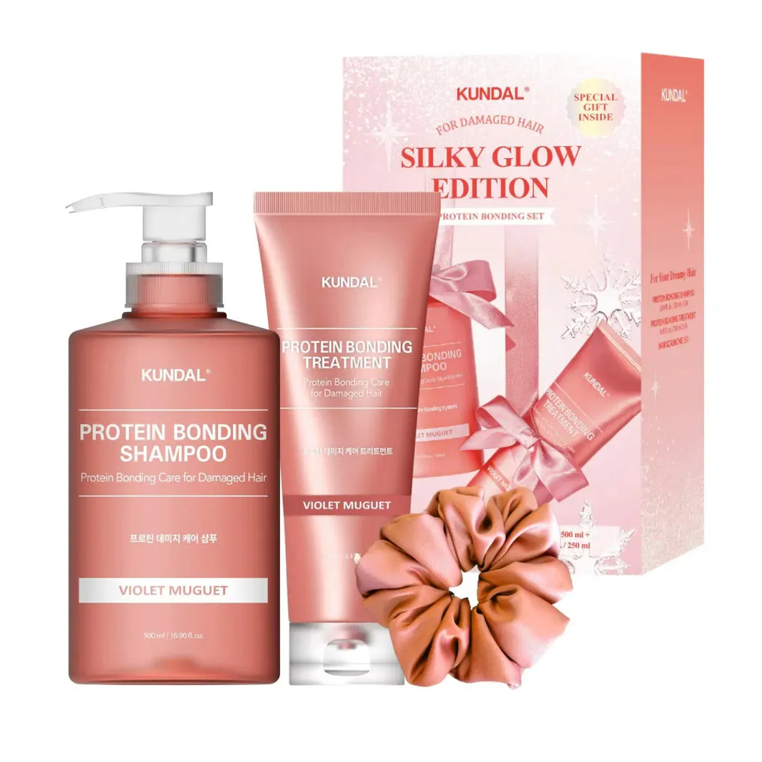 Kundal Holiday Silk Glow Edition - Protein Bonding Care Set