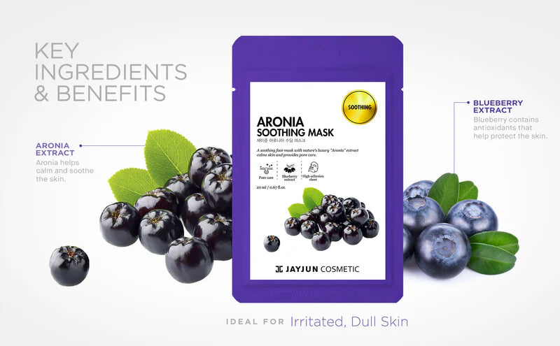 JAYJUN - Aronia Soothing Mask (1 piece)