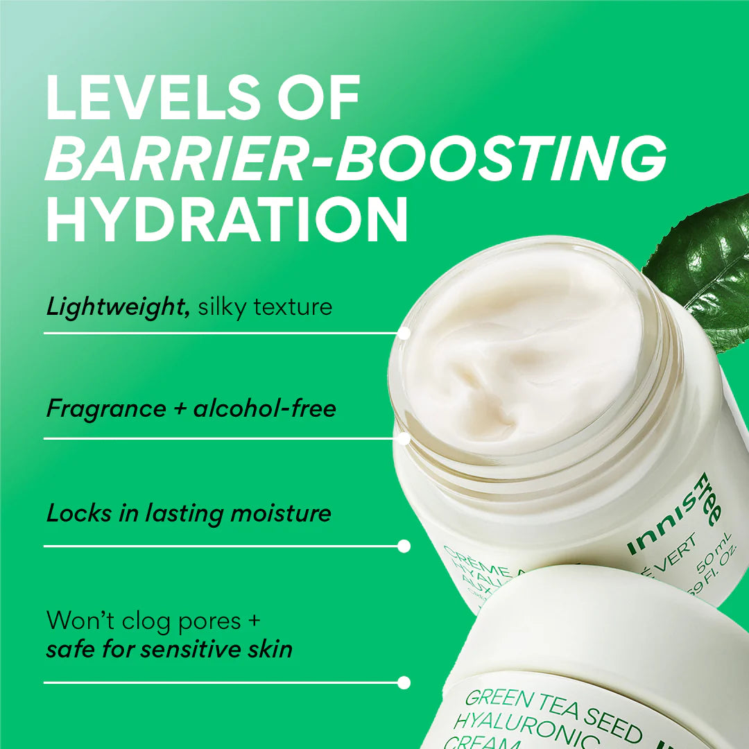 Innisfree - Green Tea Seed Hyaluronic Cream 50ml