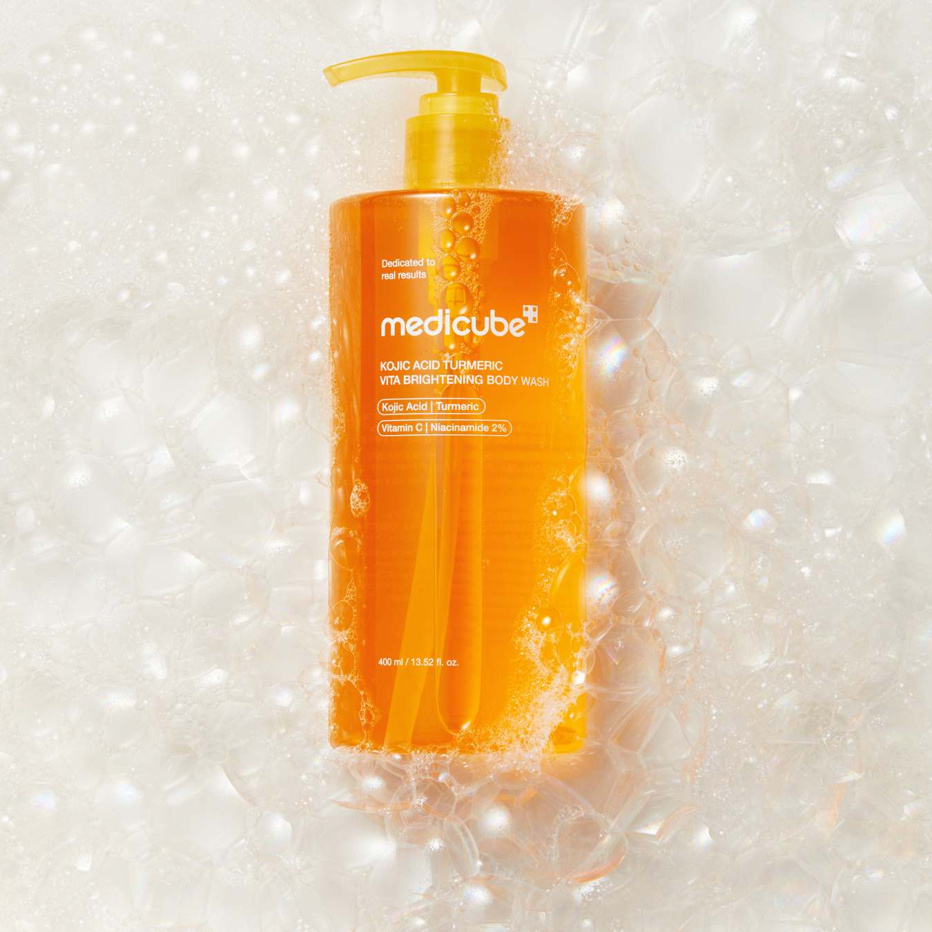 Medicube KOJIC ACID TURMERIC VITA BRIGHTENING BODY WASH 400ml