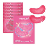 Medicube PDRN PINK COLLAGEN JELLY EYE MASK (6 POUCH / 6 PAIRS )