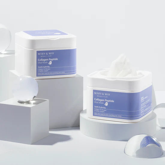 Mary & May  Collagen Peptide Vital Mask (30ea)