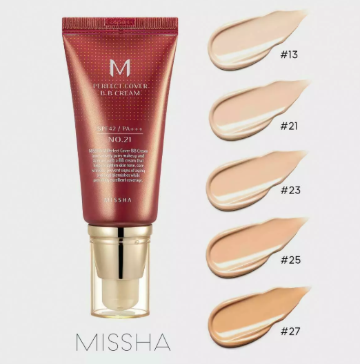 Missha - M Perfect Cover BB Cream 50ml Colour: No.21 (Light Beige)