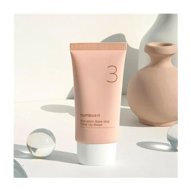 Numbuzin No.3 Porcelain Base-Skip Tone Up Beige 50ml