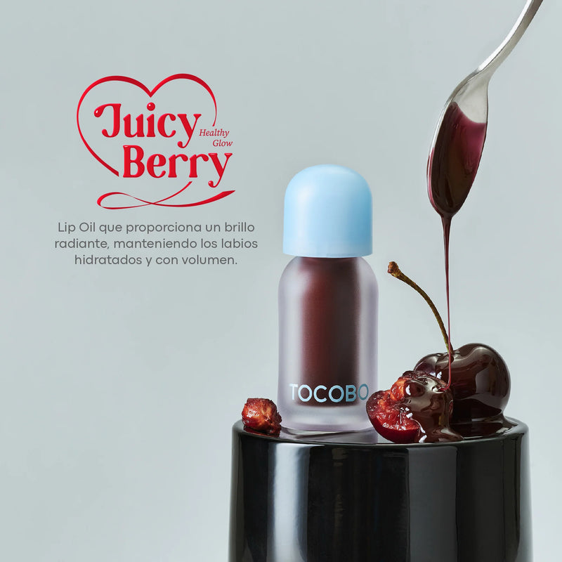 TOCOBO JUICY BERRY PLUMPING LIP OIL 03 BLACK CHERRY