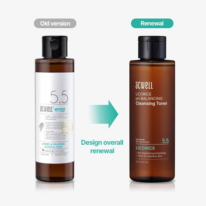Acwell Licorice pH Balancing Cleansing Toner 150ml - AU Beauty Bazaar