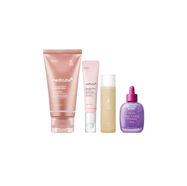 Medicube & Anti-Aging Radiance Essentials Skincare Set