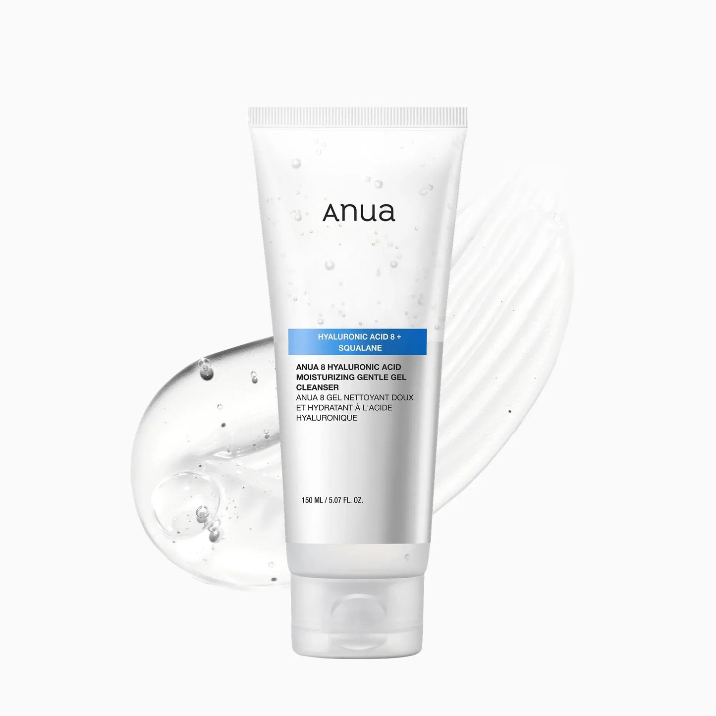 Anua 8 Hyaluronic Acid Moisturizing Gentle Gel Cleanser 150ml - AU Beauty Bazaar