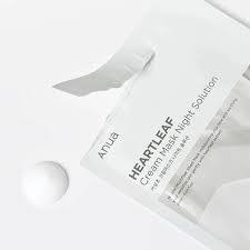 Anua - Heartleaf Cream Mask Night Solution Pack - 25ML (1 PIECE) - AU Beauty Bazaar