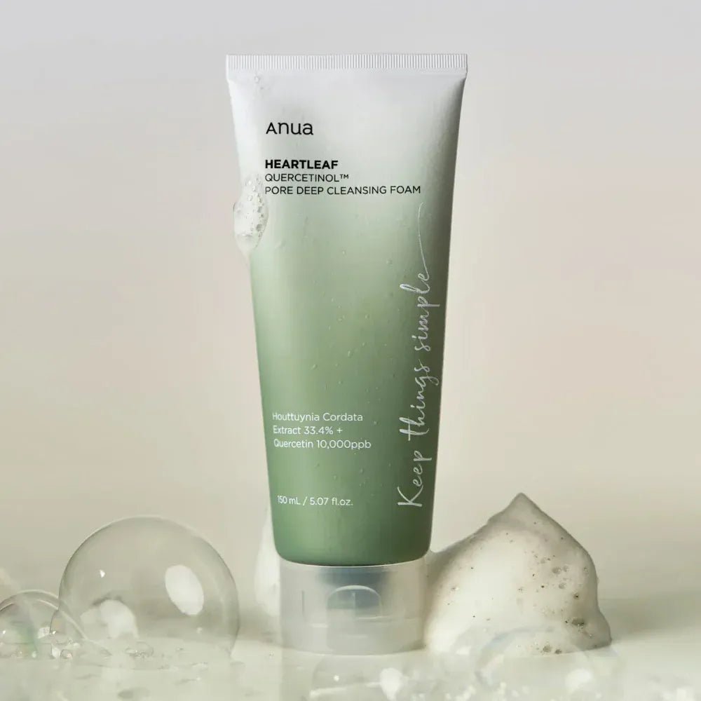 Anua - Heartleaf Quercetinol Pore Deep Cleansing Foam - 150ML - AU Beauty Bazaar