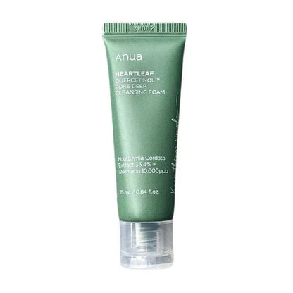 Anua - Heartleaf Quercetinol Pore Deep Cleansing Foam Mini 25ML - AU Beauty Bazaar