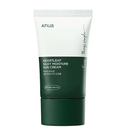 Anua - Heartleaf Silky Moisture Sun Cream - 50ML - AU Beauty Bazaar