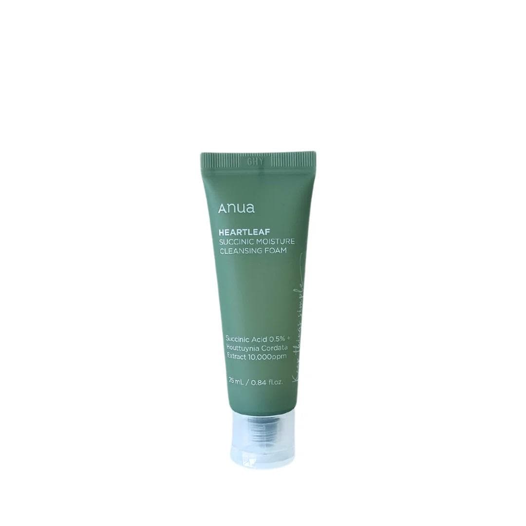 Anua Heartleaf Succinic Moisture Cleansing Foam Mini 25ml - AU Beauty Bazaar