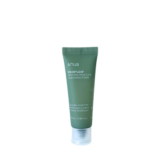 Anua Heartleaf Succinic Moisture Cleansing Foam Mini 25ml - AU Beauty Bazaar