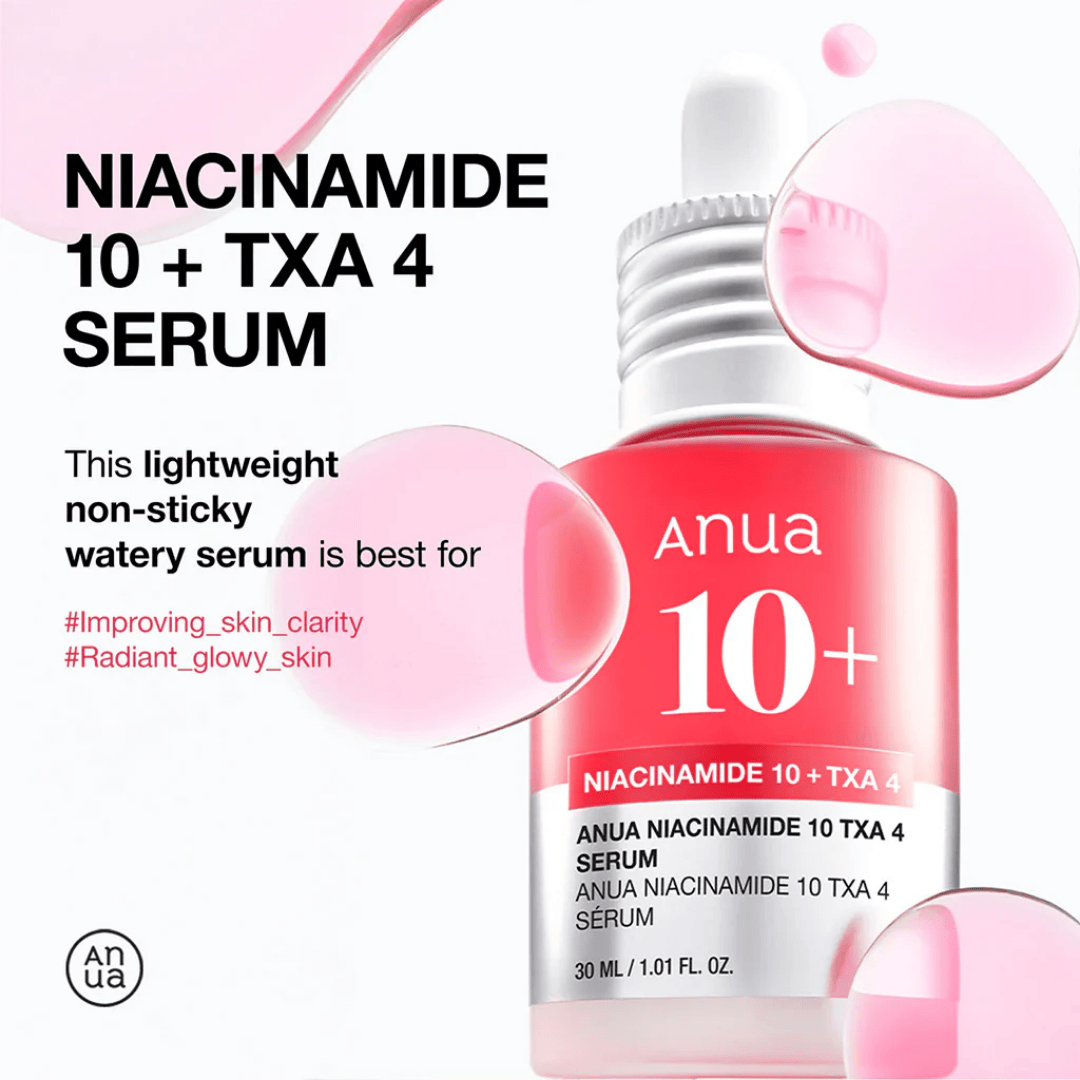 Anua - Niacinamide 10% + TXA 4% Serum - 30ML - AU Beauty Bazaar