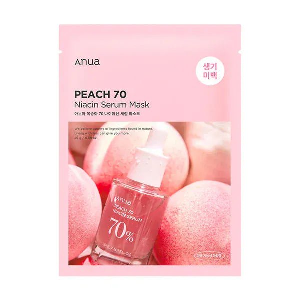 Anua - Peach 70 Niacin Serum Mask - 25ML (1 PIECE) - AU Beauty Bazaar