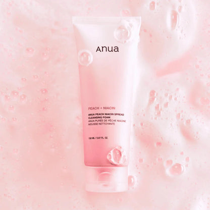 ANUA PEACH NIACIN SPREAD CLEANSING FOAM 150ML