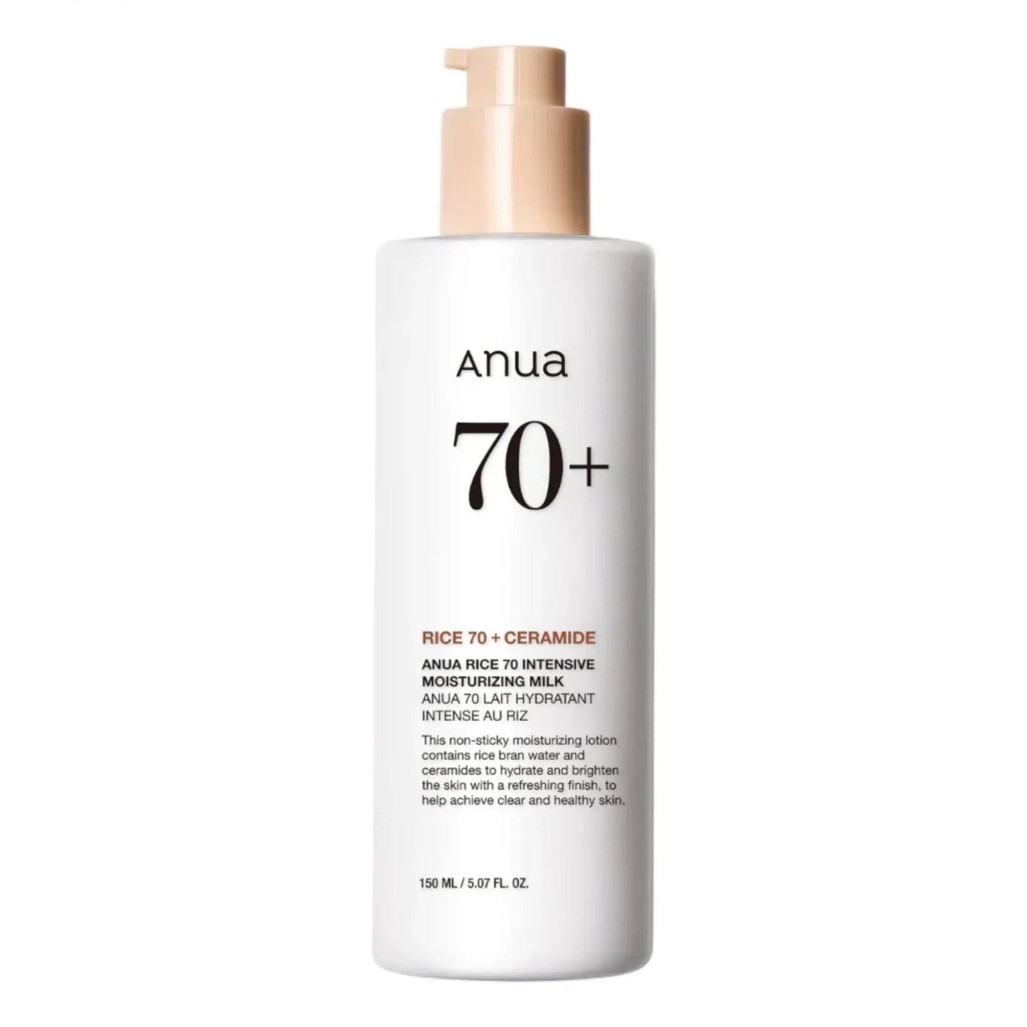Anua - Rice 70 Intensive Moisturizing Milk 150ML - AU Beauty Bazaar