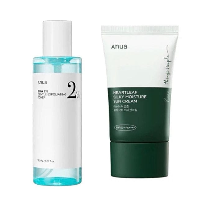 Anua Toner 150ml & Sun Cream 50ml Set