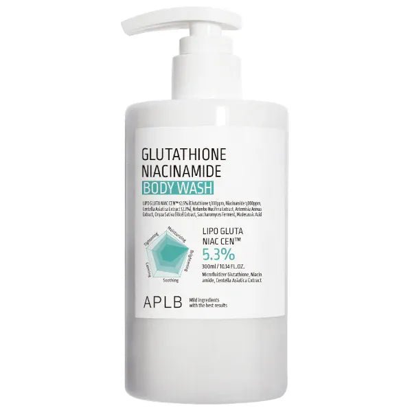 APLB GLUTATHIONE NIACINAMIDE BODY WASH 300ML - AU Beauty Bazaar