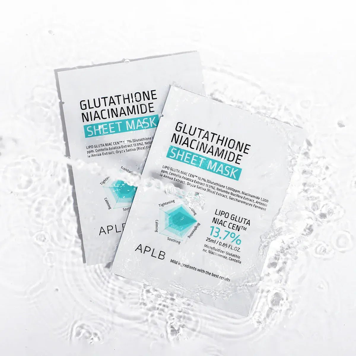 APLB - Glutathione Niacinamide Sheet Mask - 1 PIECE - AU Beauty Bazaar