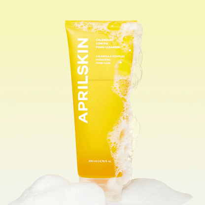 APRILSKIN - Real Calendula Low - pH Foam Cleanser 200G - AU Beauty Bazaar