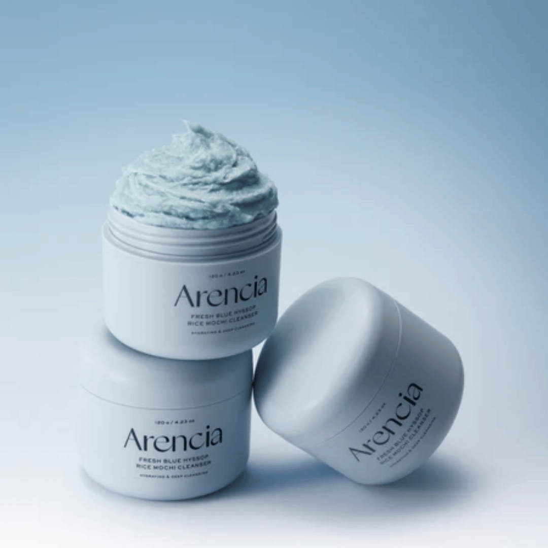 Arencia - Fresh Blue Hyssop Rice Mochi Cleanser 120G - AU Beauty Bazaar