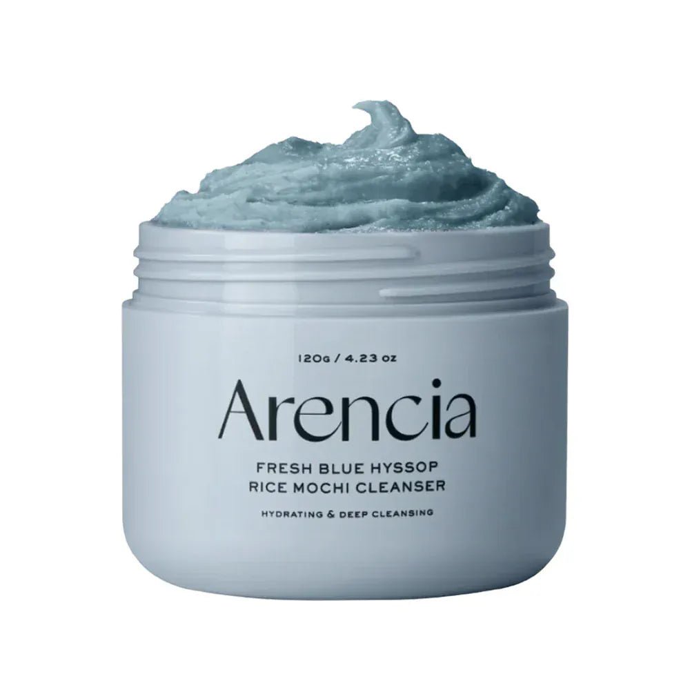 Arencia - Fresh Blue Hyssop Rice Mochi Cleanser 120G - AU Beauty Bazaar