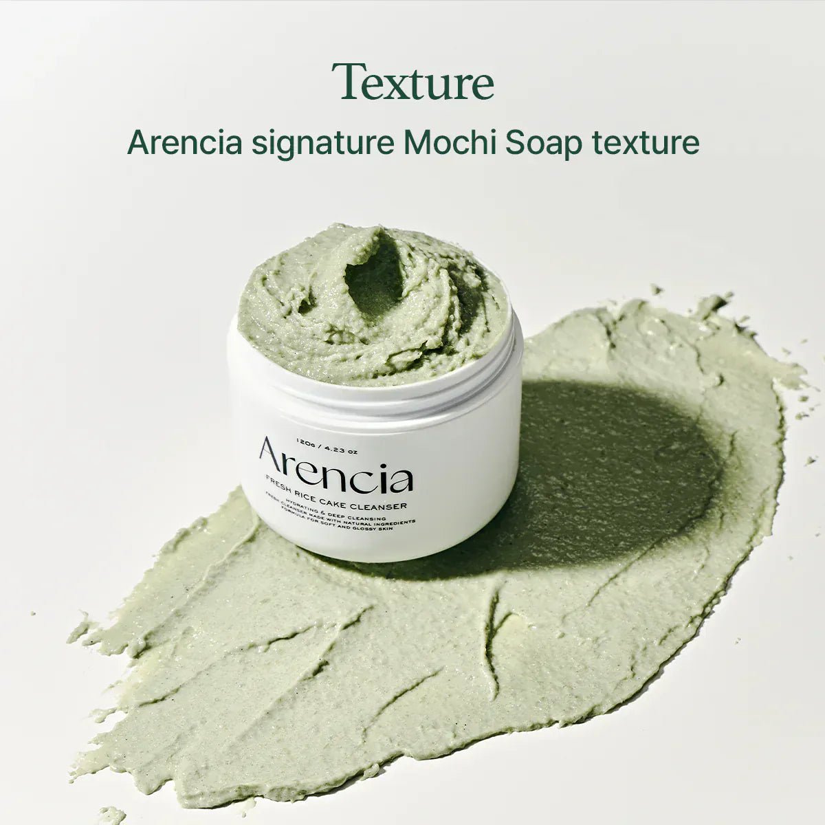 Arencia - Fresh Green Rice Mochi Cleanser 120G - AU Beauty Bazaar