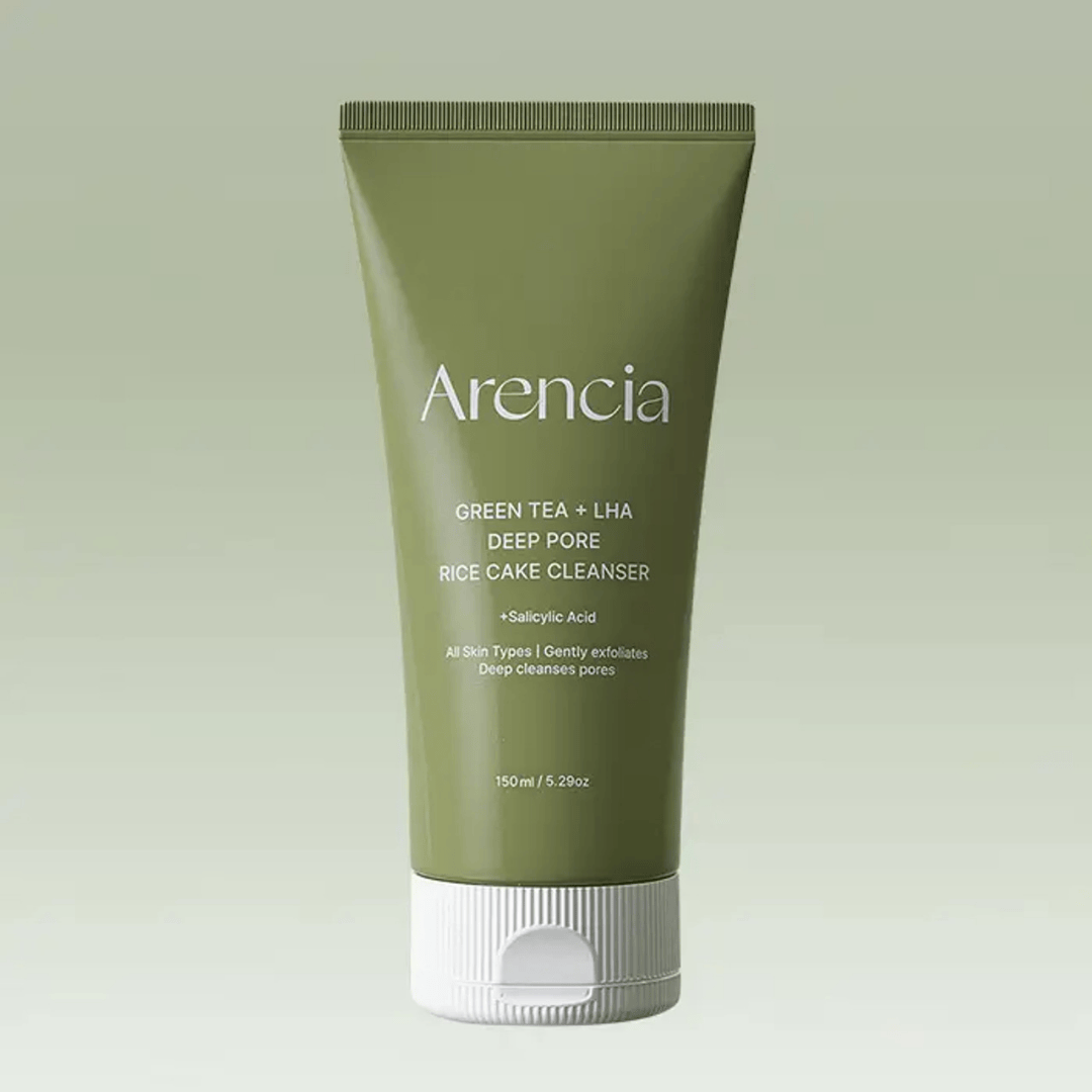 Arencia - Green Tea + LHA Deep Pore Rice Cake Cleanser 150G - AU Beauty Bazaar
