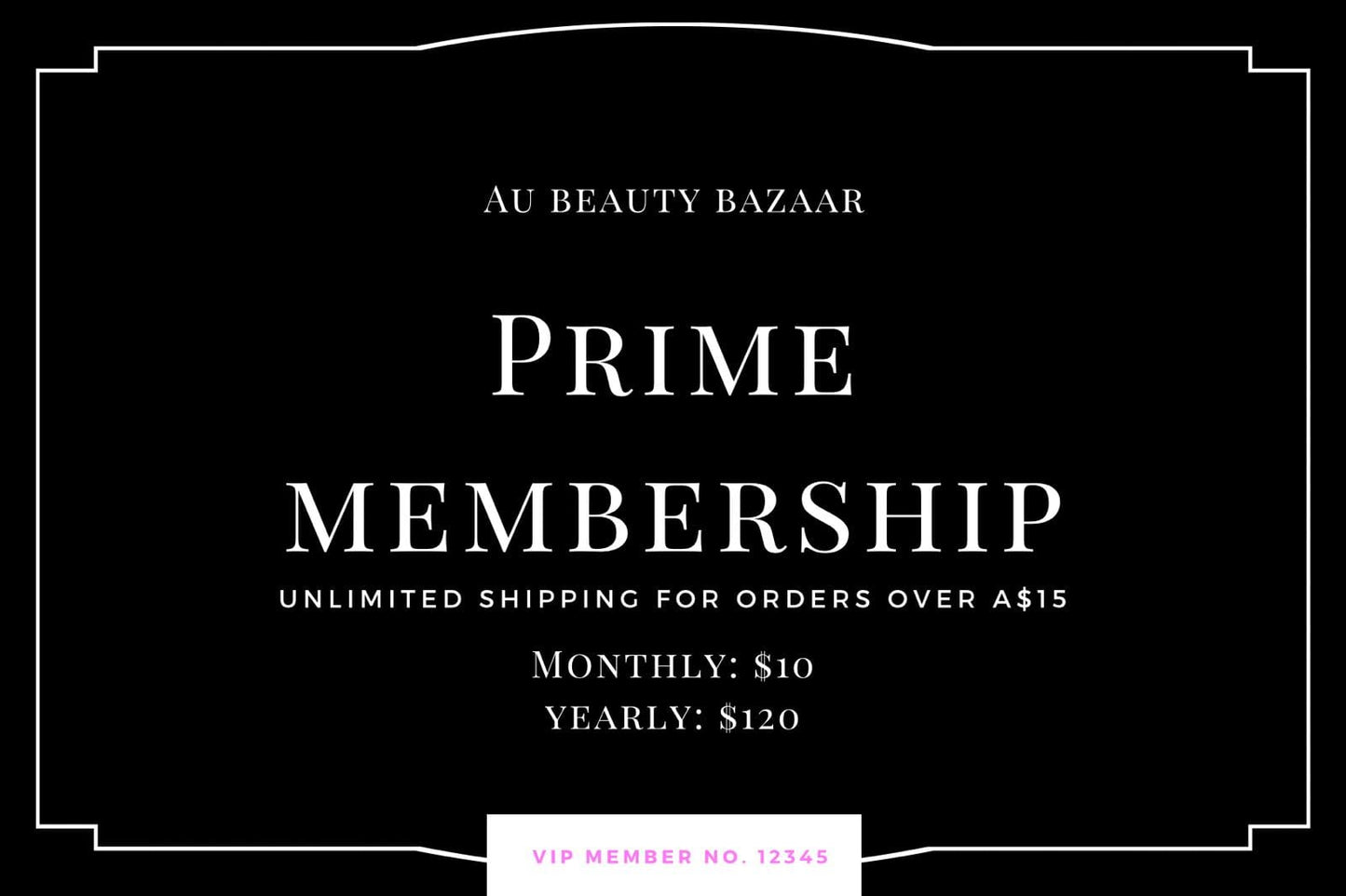 AU Beauty Bazaar Annual Membership - AU Beauty Bazaar