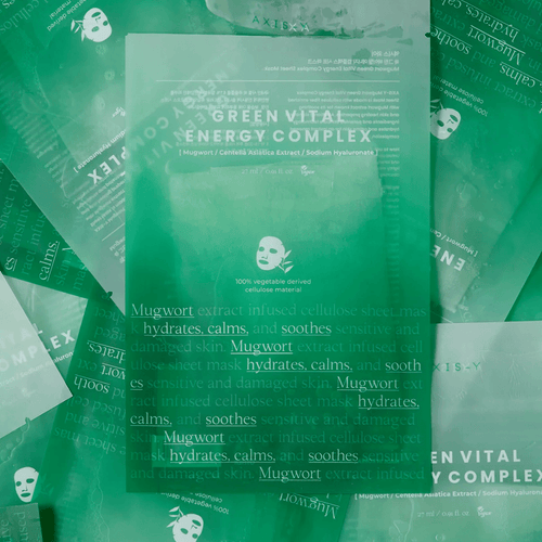 Axis-Y Mugwort Green Vital Energy Complex Sheet Mask 27ml