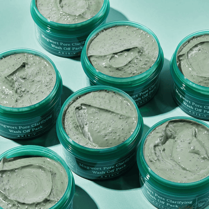 AXIS - Y - Mugwort Pore Clarifying Wash Off Pack [100ml] - AU Beauty Bazaar