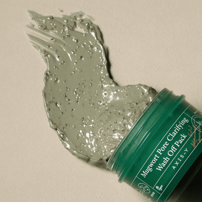 AXIS - Y - Mugwort Pore Clarifying Wash Off Pack [100ml] - AU Beauty Bazaar