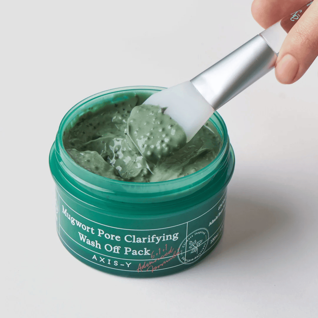 AXIS - Y - Mugwort Pore Clarifying Wash Off Pack [100ml] - AU Beauty Bazaar