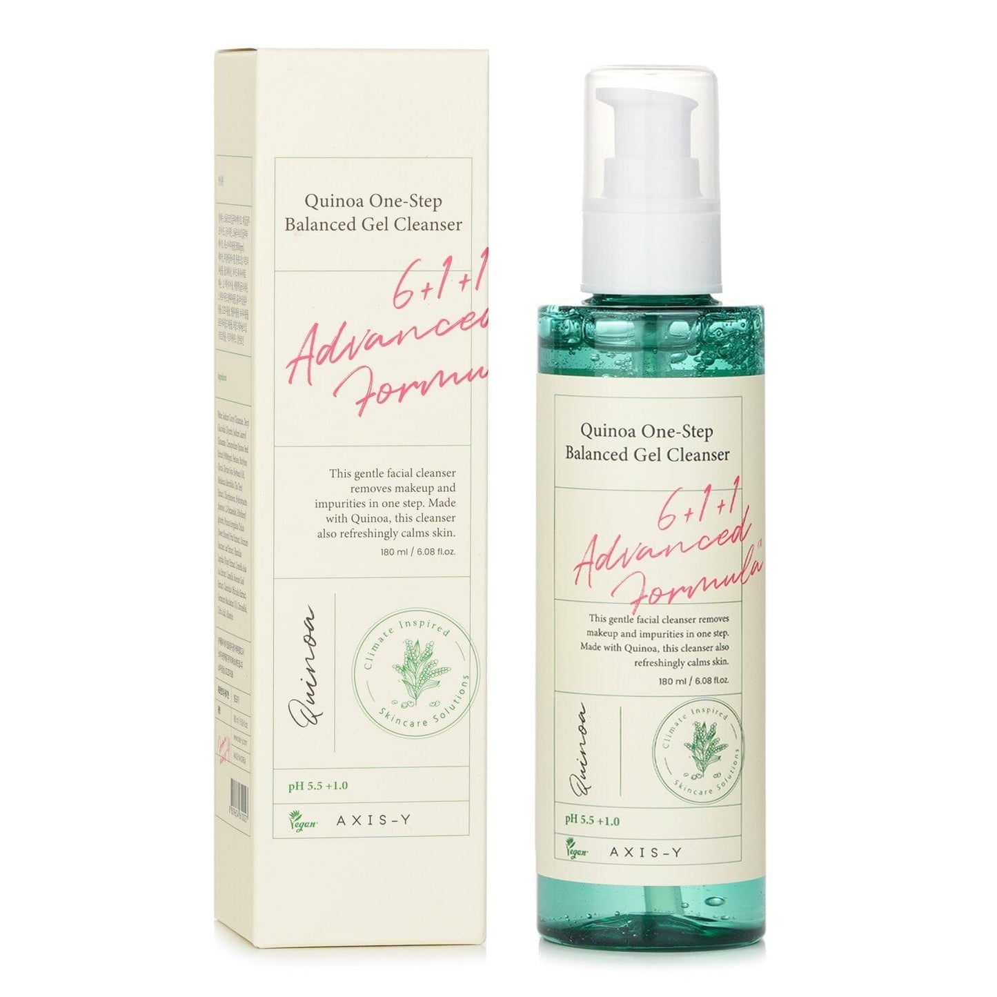 AXIS - Y Quinoa One - Step Balanced Gel Cleanser 180ml - AU Beauty Bazaar