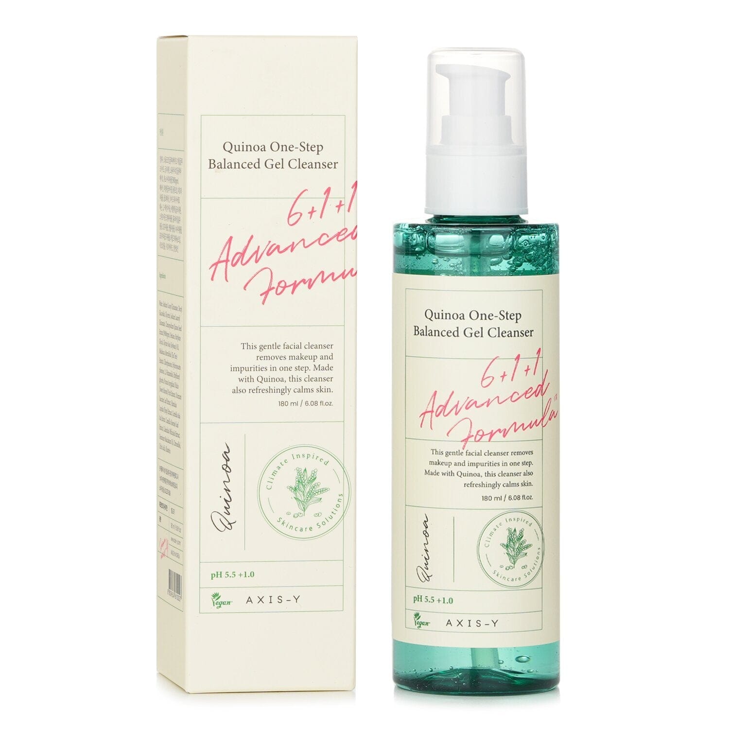AXIS - Y Quinoa One - Step Balanced Gel Cleanser 180ml - AU Beauty Bazaar