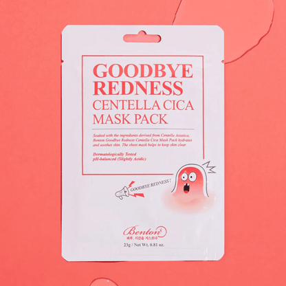 Benton Goodbye Redness Centella Mask Pack 23g - AU Beauty Bazaar