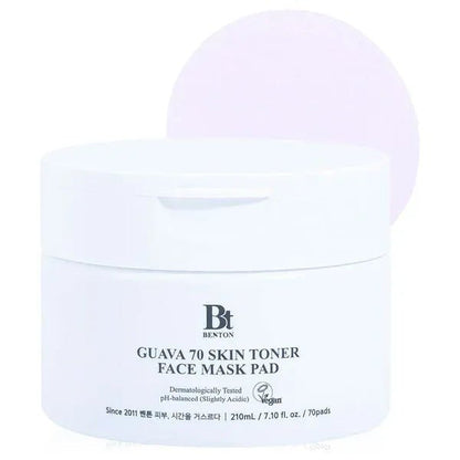 Benton Guava 70 Skin Toner Face Mask Pad (70pads) - AU Beauty Bazaar