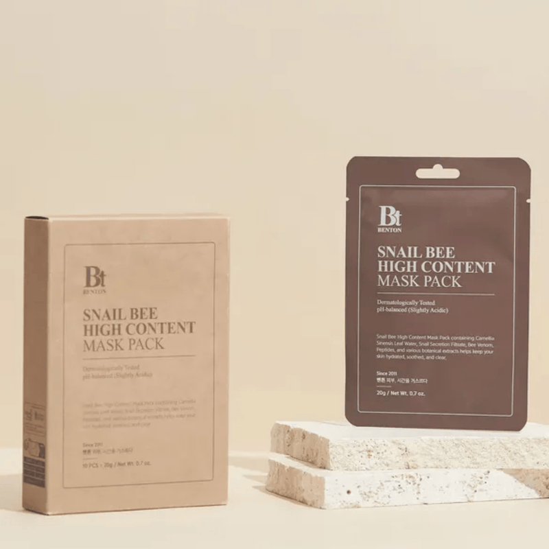 Benton Snail Bee High Content Mask Pack Sheet 20g (1 Pc)