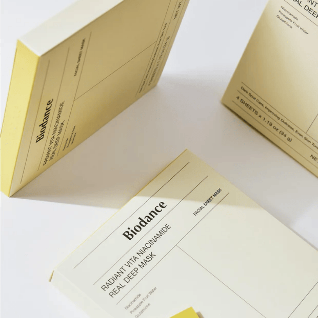 Biodance Radiant Vita Niacinamide Real Deep Mask (4 PIECES) - AU Beauty Bazaar