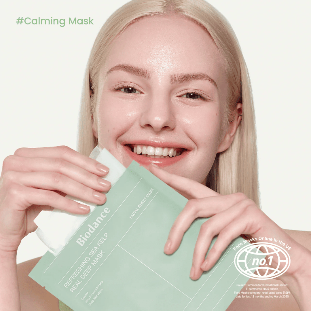 Biodance Refreshing Sea Kelp Real Deep Mask (4 PIECES) - AU Beauty Bazaar